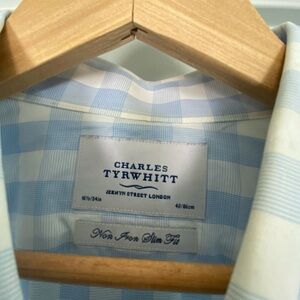Blue and White Checkered Shirt